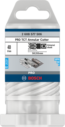 <!-- language missing --> Bosch PRO 메탈 TCT 링커터 40×50×93mm
